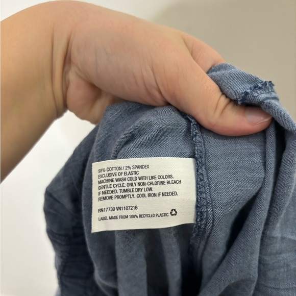 Hatch the nines chambray one piece jumpsuit M - Picture 5 of 5